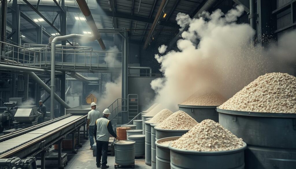 Industrielle Staubquellen